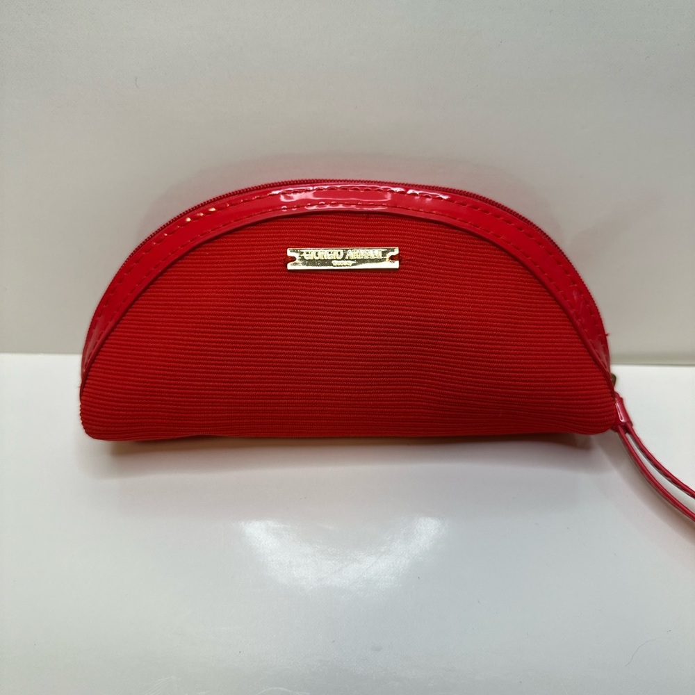 Giorgio Armani Beauty Red Makeup Bag – New - Picture 2 of 6